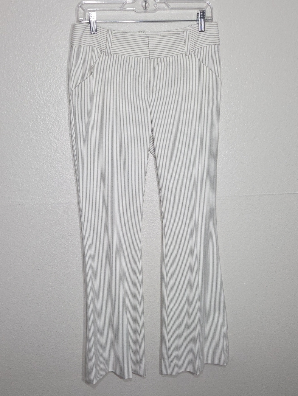 ANTONIO MELANI Ivory Suit with Thin Gray Pinstripes - Picture 6 of 11